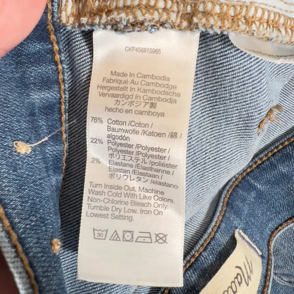 Madewell 10" Roadtripper Jeans Style # MD518 Woman's 27 Skinny High Rise Stretch - Picture 12 of 16